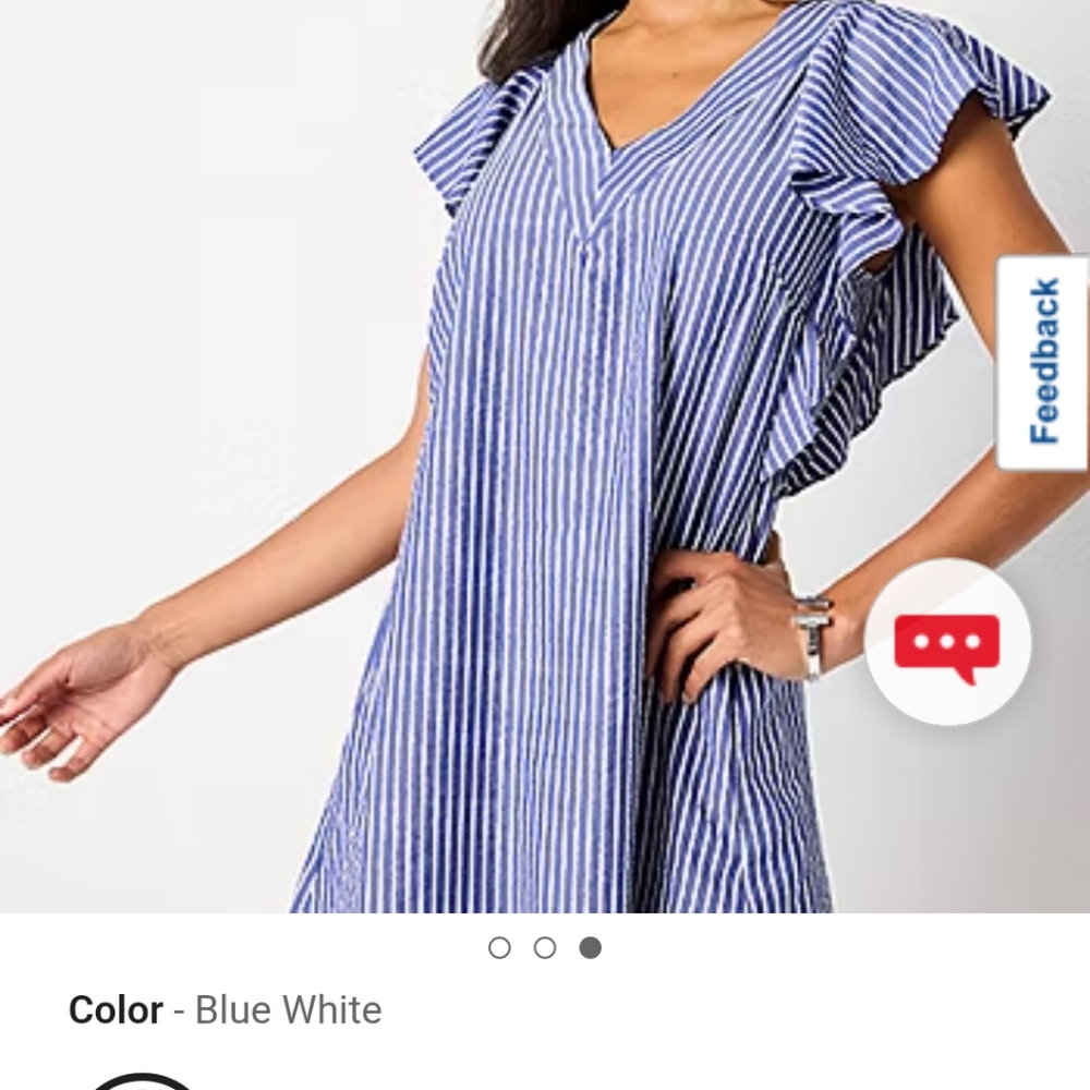 52seven Womens Striped Dress